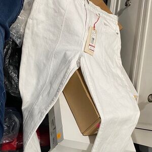 AO.LA White Denim Jeans